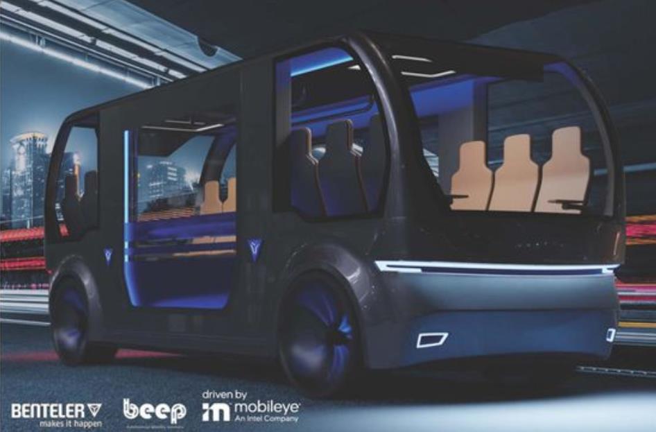 英特尔Mobileye、Beep和本特勒合作的L4自动驾驶小巴将在2024年北美推出